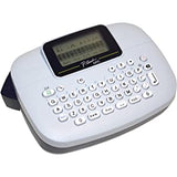 Brother P-Touch, PTM95, Monochrome, Handy Label Maker, 9 Type Styles, 8 Deco Mode Patterns, Navy Blue, Blue Gray Labeler