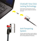 Kensington K64637WW ClickSafe Keyed Laptop Lock for Business
