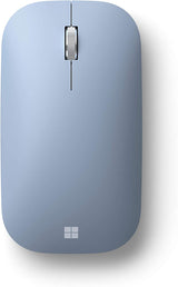 Microsoft Mobile Mouse - Pastel Blue. Comfortable Right/Left Hand Use with Metal Scroll Wheel, Wireless, Bluetooth for PC/Laptop/Desktop, works with Mac/Windows 8/10/11 Computers