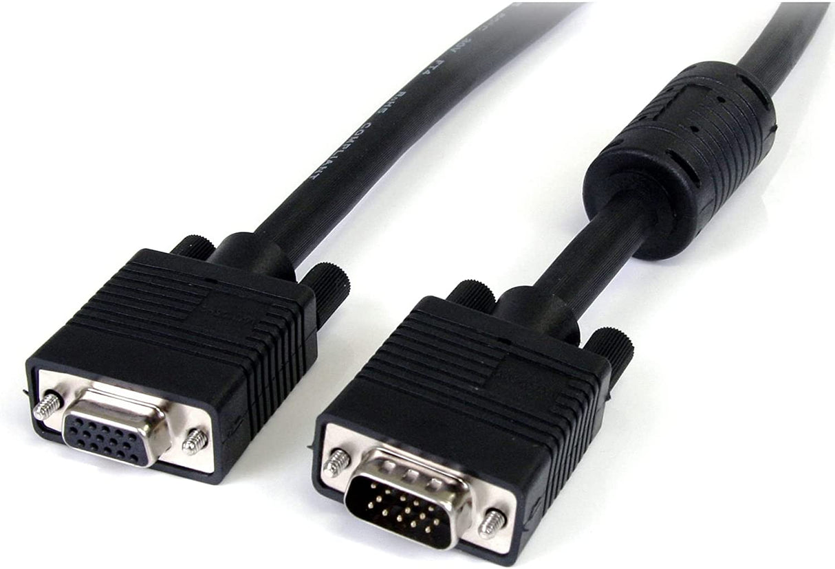 StarTech.com 15 ft. (4.6 m) VGA Extension Cable - HD15 VGA Extension - Triple-Coaxial - Male/Female - VGA Monitor Cable (MXT105HQ)