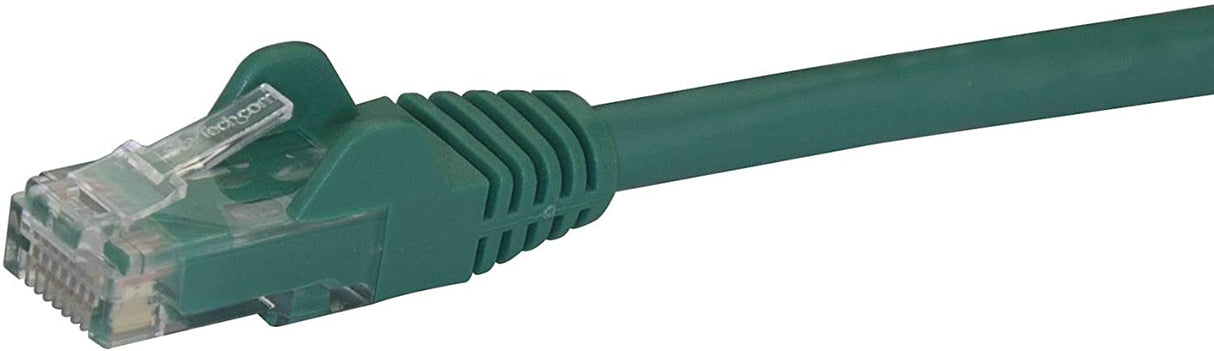 StarTech.com 35ft CAT6 Ethernet Cable - Green CAT 6 Gigabit Ethernet Wire -650MHz 100W PoE RJ45 UTP Network/Patch Cord Snagless w/Strain Relief Fluke Tested/Wiring is UL Certified/TIA (N6PATCH35GN) Green 35 ft / 10.6 m 1 Pack