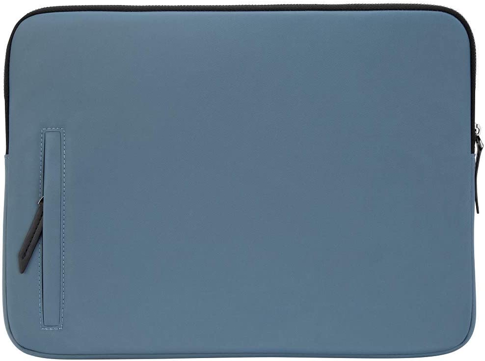 Targus Newport Modern Style Sleeve with Durable Water-Repellent Nylon, Back Zip Pocket Pouch, Protective Slipcase fits 13-14-Inch Laptop/Notebook, Blue (TSS100002GL) 14 in Blue
