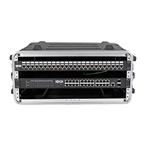 Tripp Lite 4U ABS Server Rack Equipment Case, Flight Case Shipping Transportation, Black (SRCASE4U)