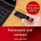 BUFFALO External SSD 500GB - Up to 600MB/s - USB-C - USB-A - USB 3.2 Gen 2 (Compatible with PS4 / PS5 / Windows/Mac) - External Solid State Drive Stick - ???SSD-PUT500U3B 500 GB Buffalo SSD-PUT Portable Stick SSD Drive SSD