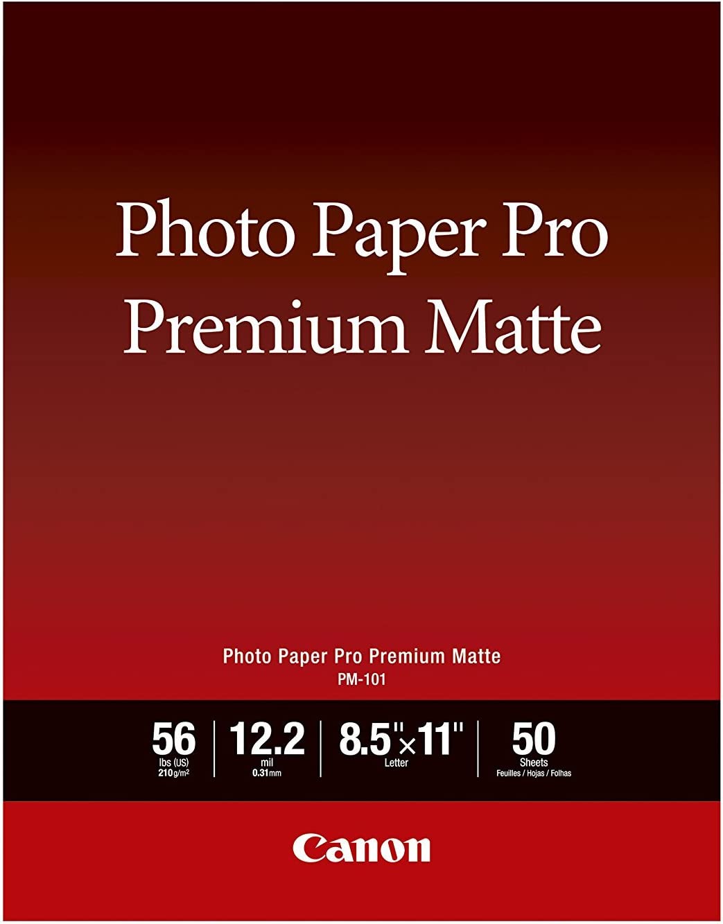 Canon PM-101 LTR 50 remium Photo Pap