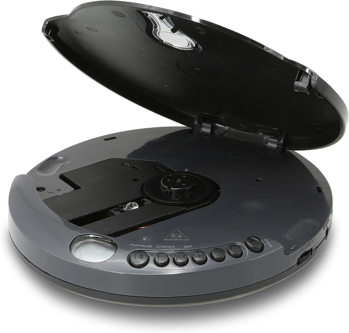 GPX PC332B Portable CD Player with Anti-Skip Protection, FM Radio and Stereo Earbuds - Black