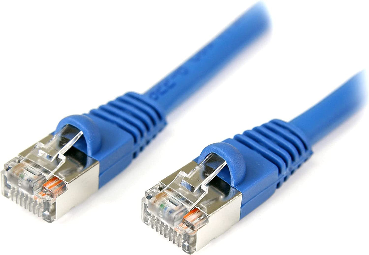 StarTech.com 6 ft. (1.8 m) Cat5e Ethernet Cable - Power Over Ethernet - Shielded - Blue - Ethernet Network Cable (S45PATCH6BL) Blue 6 ft