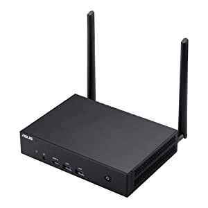 ASUS PL63 Mini PC Barebone with Intel® Core™ i5-1135G7, up to 64GB DDR4 RAM, one M.2 PCIe Slot, WiFi 6, Bluetooth, Dual USB-C 3.2 Gen2 Supports DP 1.4 &amp; Power Delivery, Hardware TPM with VESA Mount