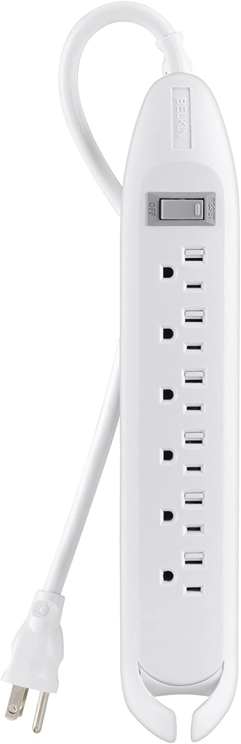 Belkin 6-Outlet Power Strip with Circuit Breaker and 12ft Cord 12' Power Strip