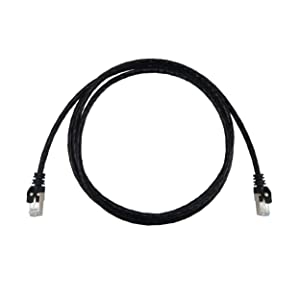 Tripp Lite Cat6a 10G Snagless Molded UTP Ethernet Cable (RJ45 M/M), PoE,  Black, 1 ft. (0.3 m)