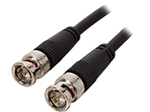 C2g/ cables to go C2G 40027 75 OHM BNC Cable, Black (12 Feet, 3.65 Meters)