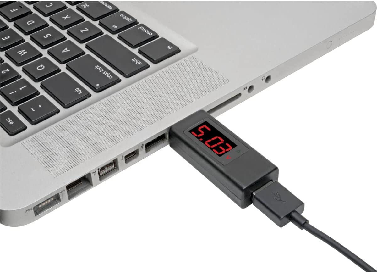 Tripp Lite USB-A Voltage &amp; Current Tester Kit W/LCD Screen USB 3.1 Gen 1 (T050-001-USB-A)