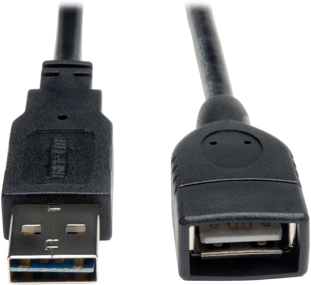Tripp Lite Universal Reversible USB 2.0 Hi-Speed Extension Cable (Reversible A to A M/F) 1-ft.(UR024-001)