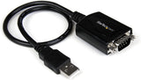 Kensington 1 ft. USB to RS232 Serial DB9 Adapter Cable with COM Port Retention - Up to 920 kpbs USB A to DB9 Serial Adapter (ICUSB232PRO) USB-A