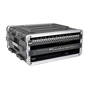Tripp Lite 4U ABS Server Rack Equipment Case, Flight Case Shipping Transportation, Black (SRCASE4U)