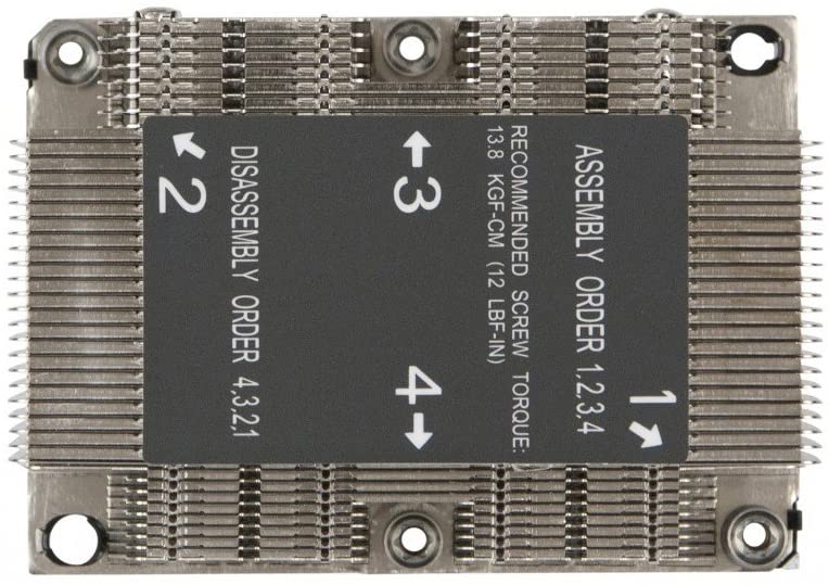 Supermicro SNK-P0068PSC LGA 3647-0 2U &amp;UP X11 Purley Platform CPU Heat Sink