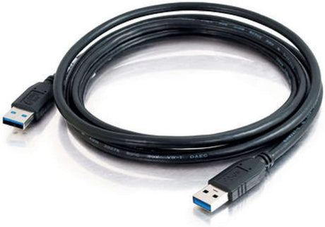 C2g/ cables to go C2G USB Cable USB A Male to A Male 6.6 Feet Black