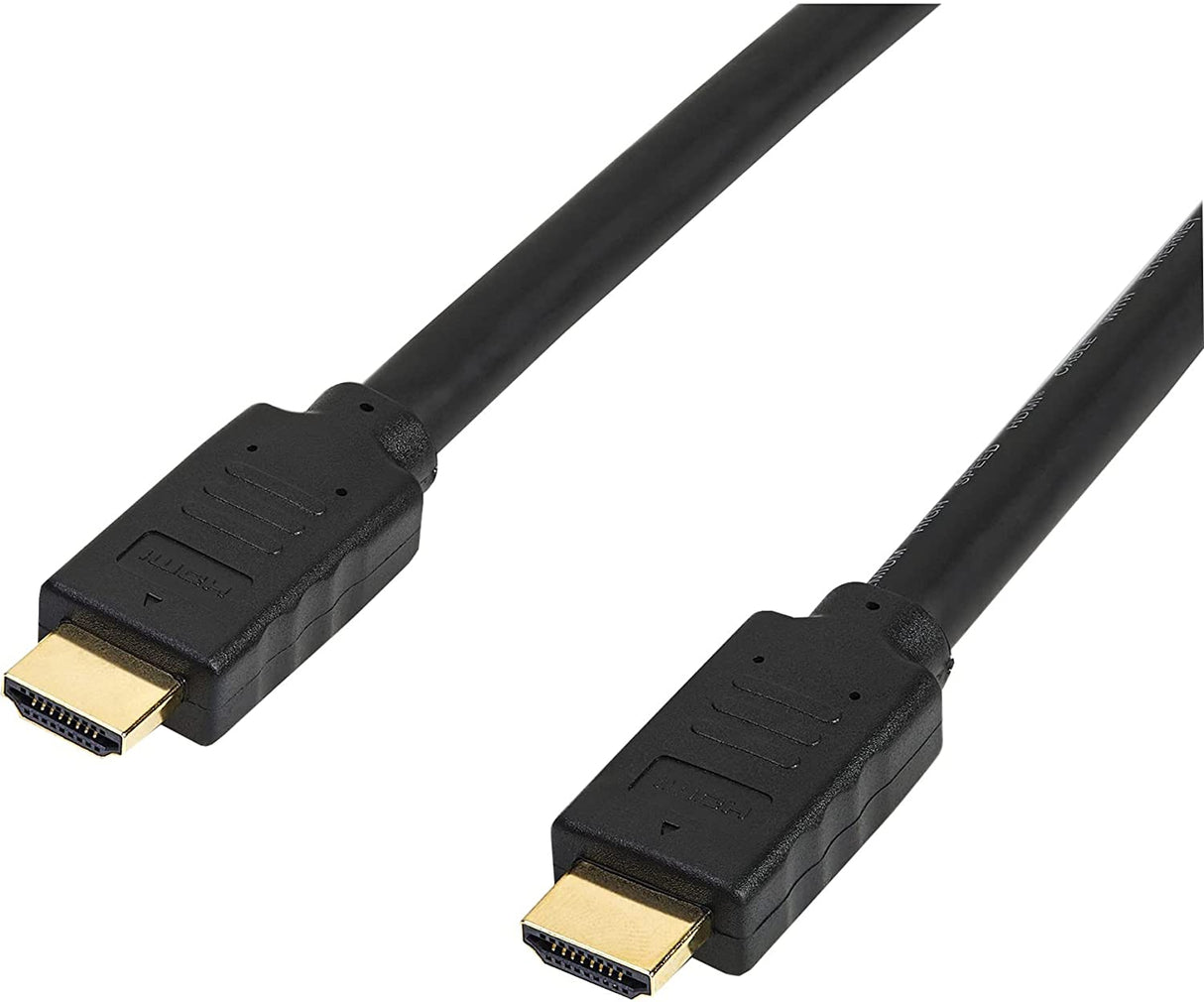 StarTech.com 50ft (15m) HDMI 2.0 Cable - 4K 60Hz Active HDMI Cable - CL2 Rated for In Wall Installation - Long Durable High Speed UHD HDMI Cable - HDR, 18Gbps - Male to Male Cord - Black (HD2MM15MA) 50 ft (Active)