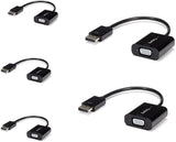 StarTech.com 5-Pack DisplayPort to VGA Adapter - DisplayPort 1.2 to VGA Active Adapter - Digital DP to Analog VGA Video Converter Dongle - DisplayPort Male to VGA Female Monitor Adapter (DP2VGA3X5) 5 Pack