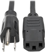Tripp Lite Computer Power Cord, 13A, 16AWG (NEMA 5-15P to IEC-320-C13) 2-ft.(P006-002-13A) Black 2ft. 13A Power Cord