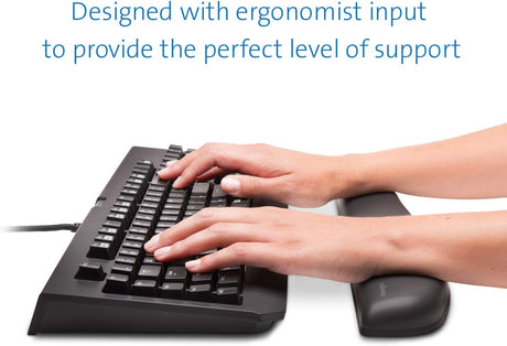 Kensington K52798WW ErgoSoft Wrist Rest for Mechanical and Gaming Keyboards, Black Mechanical &amp; Gaming