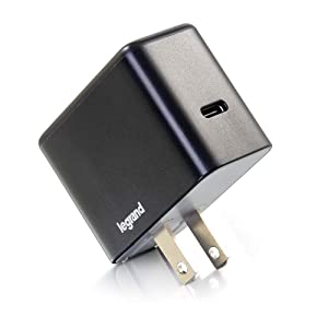 Ortronicsinc C2G 20279 1-Port USB-C Wall Charger with Power Delivery, 18W, Black 1 Port USB C Car Charger