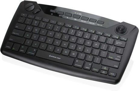 IOGEAR Smart TV Wireless Keyboard w/Trackball - 2.4GHz Offers Range Up to 35 ft - Left/Right Mouse Buttons - Xbox - PS4 - Roku - Apple TV - Smart TV - GKB635W