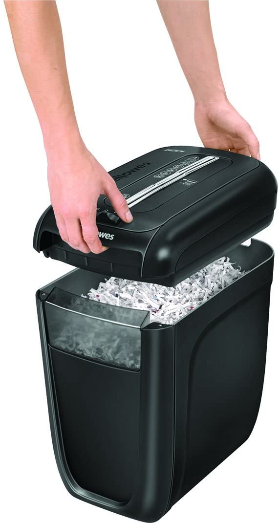 Fellowes Powershred 4606004 60Cs Cross-Cut Shredder, Black