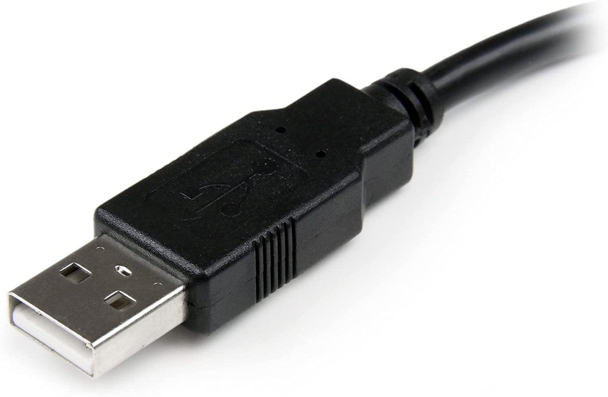 Startech 6in USB 2.0 Extension Adapter Cable A to A - M/F Black 6in