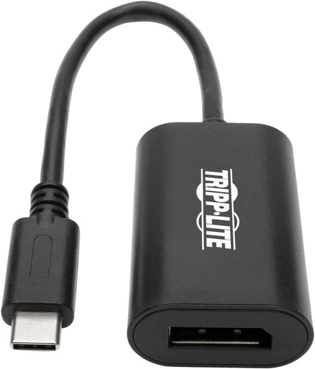 Tripp Lite USB C to DisplayPort Video Adapter Converter 4K x 2K @ 60Hz, Black, Thunderbolt 3 Compatible, USB Type C to DP, USB Type-C, 6" (U444-06N-DP4K6B) 4K DP Video Adapter