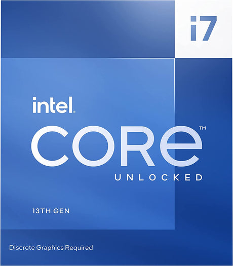 Intel Core i7-13700KF Desktop Processor 16 cores (8 P-cores + 8 E-cores) 30M Cache, up to 5.4 GHz