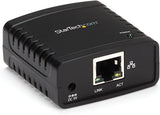 StarTech.com 10/100Mbps Ethernet to USB 2.0 Network Print Server - Windows 10 - LPR - LAN USB Print Server Adapter (PM1115U2)