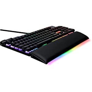 ASUS ROG Strix Flare II Animate 100% RGB Gaming Keyboard - Hot-swappable, ROG NX Brown Tactile Switches, Customizable LED Display, PBT Keycaps, Acoustic Dampening Foam, Media Controls, Wrist Rest