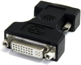 StarTech.com DVI-I to VGA Cable Adapter - Black - F / M - DVI I to VGA Adapter for Your VGA Monitor or Display (DVIVGAFMBK) Black DVI Female to VGA Male