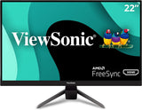 ViewSonic VX2267-MHD 22 Inch 1080p Gaming Monitor with 75Hz, 1ms, Ultra-Thin Bezels, FreeSync, Eye Care, HDMI, VGA, and DP 22-Inch 1ms Monitor
