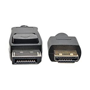 Tripp Lite DisplayPort 1.2a to HDMI Adapter Cable, Active with Gripping HDMI Plug M/M DP 4K, 6' (P582-006-HD-V2A) 6 ft.