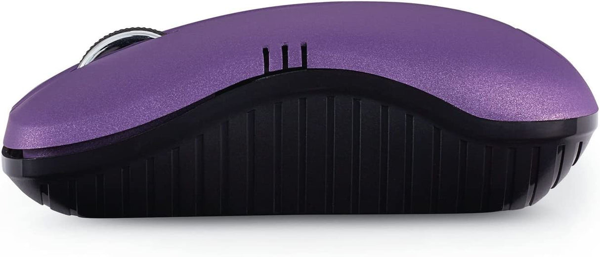 Verbatim Wireless Notebook Optical Mouse, Commuter Series – Purple Matte Purple