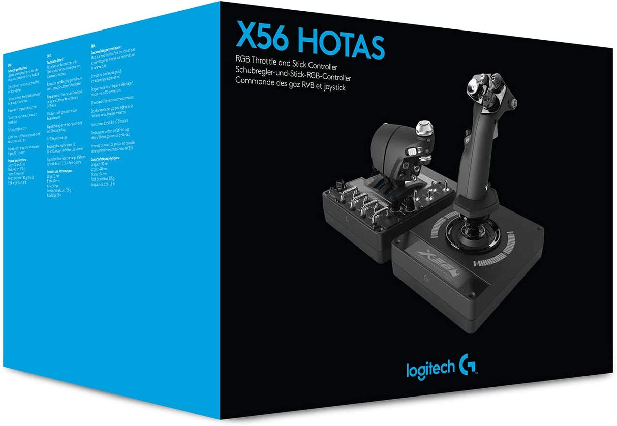 Logitech G X56 H.O.T.A.S Throttle and Joystick Flight Simulator