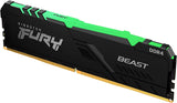 Kingston Fury Beast RGB 8GB 3200MHz DDR4 CL16 Desktop Memory Single Stick KF432C16BBA/8 8gb Single Module 3200MHz