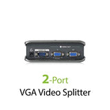 IOGEAR 2-Port VGA Video Splitter and Signal Booster, GVS72