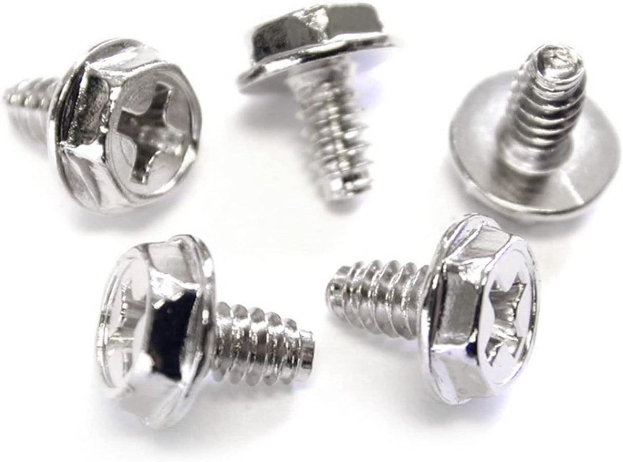 StarTech.com Replacement PC Mounting Screws #6-32 x 1/4in Long Standoff - Screw kit - silver - 0.2 in (pack of 50) - SCREW6_32