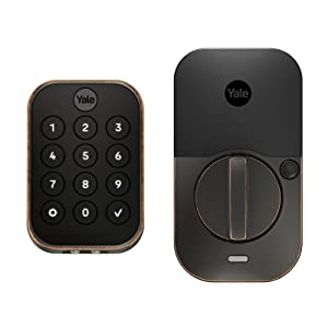 Yale Assure Lock 2 Key-Free Keypad with Bluetooth in Oil Rubbed Bronze Bluetooth (No Module) Key-Free Push Button Bronze