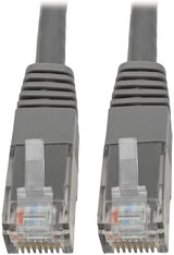 Tripp Lite Cat6 Cat5e Gigabit Molded Patch Cable RJ45 M/M 550MHz Gray 6ft 6' (N200-006-GY) 6 ft. Gray