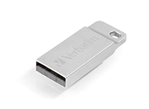 Verbatim 32GB Metal Executive USB Flash Drive - Silver - 98749 32 GB 2.0 Silver