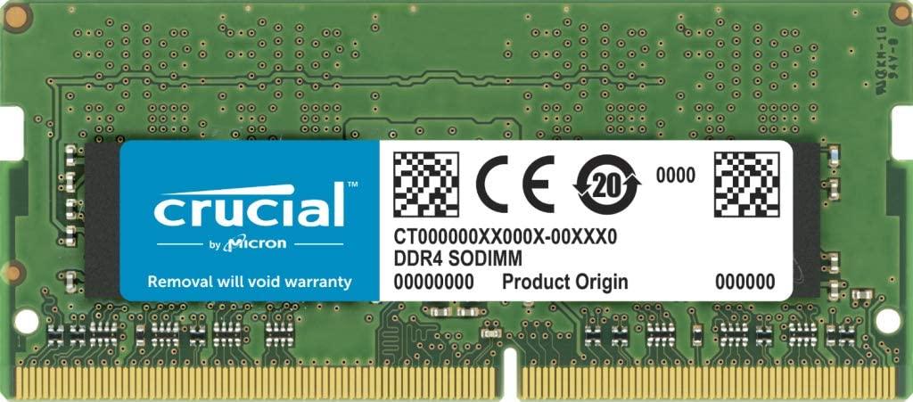 Crucial RAM 32GB DDR4 3200MHz CL22 (or 2933MHz or 2666MHz) Laptop Memory CT32G4SFD832A 32GB Single Rank 3200 MT/s Memory