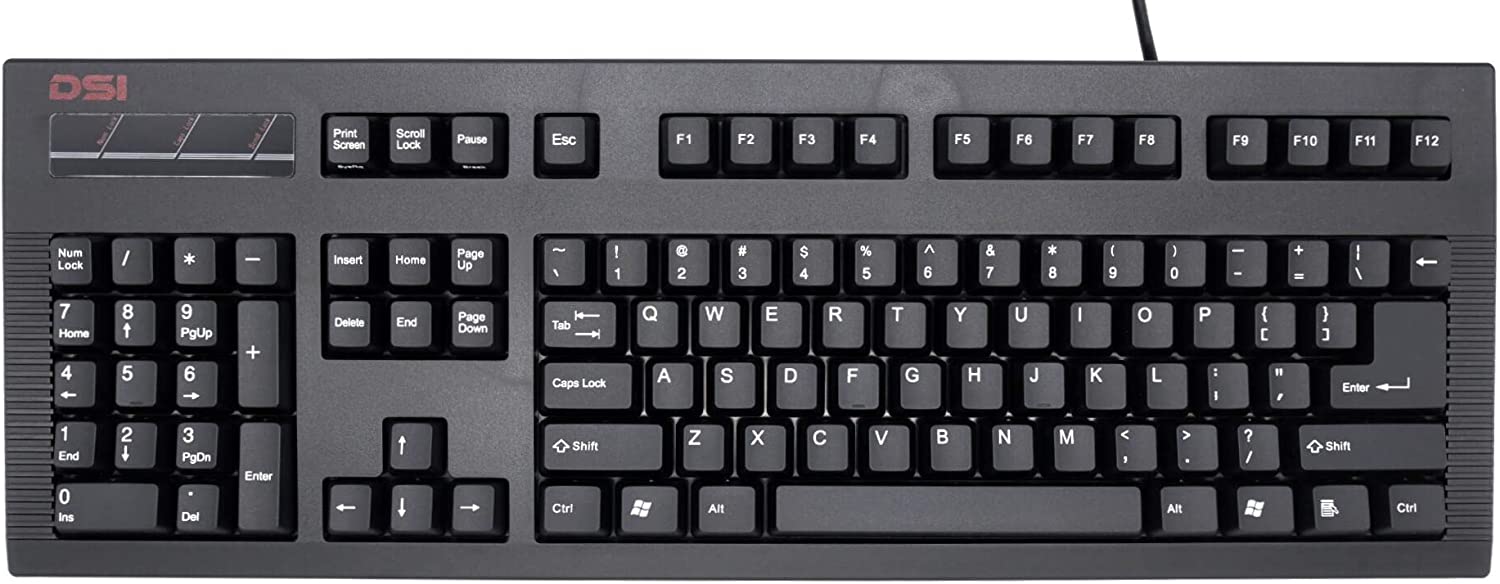 DSI Left Handed Mechanical Keyboard Cherry Red KB-DS-8861XPU-B-V2 ...