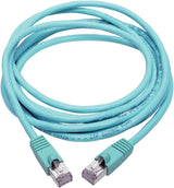 Tripp Lite Cat6a Ethernet Cable, 10G-Certified Patch Cable, Snagless, Shielded STP PoE Ethernet Cord, 12 ft, Blue (N262-012-AQ) 12ft. Blue