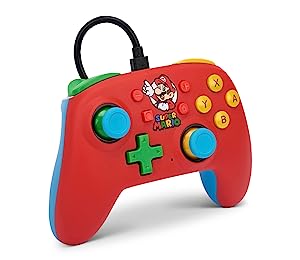 PowerA Nano Wired Controller for Nintendo Switch - Mario Medley, Nintendo Switch - OLED Model, Gamepad, game controller,
