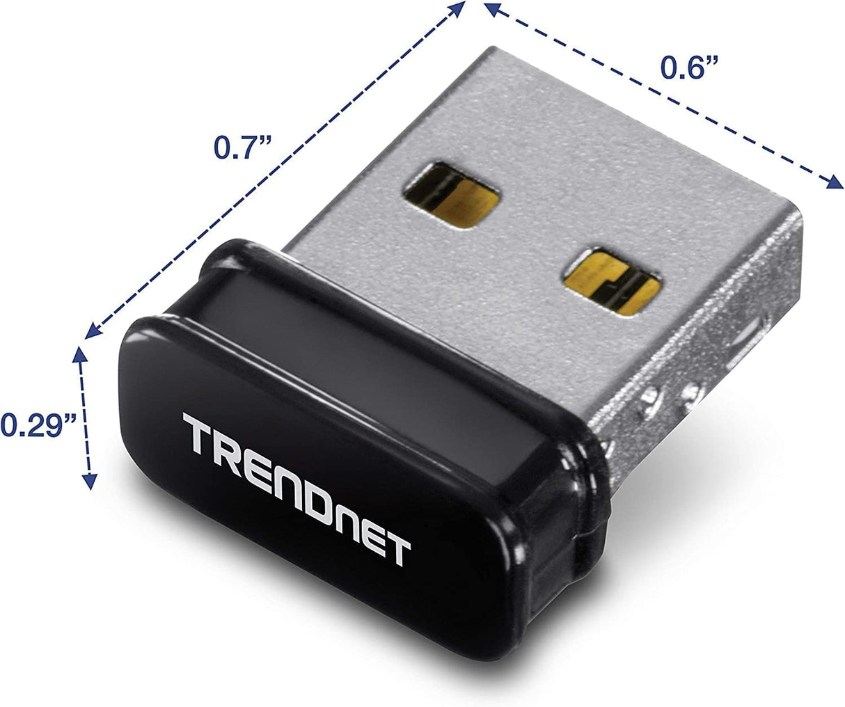 TRENDnet Wireless N150 Micro USB Adapter, WPA2 Encryption, Easy Setup, Ultra Compact Design, QoS, Windows &amp; Mac Compatible, TEW-648UBM