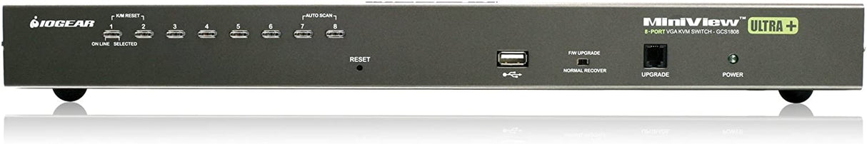 Iogear 16-Port USB PS/2 Combo KVM Switch with Cables 
